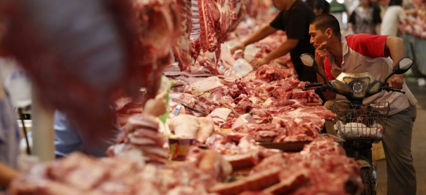 Рынок свинины Китая