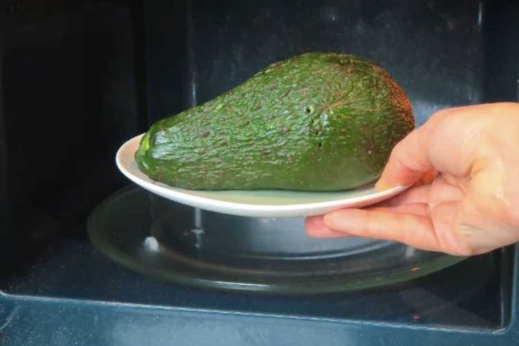 Дозревание авокадо в микроволновке